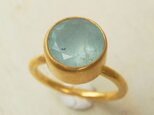 天然アクアマリン＊指輪＊　11号