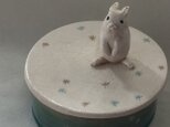 陶のハコ「Snow Rabbit」の画像