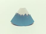 ★選べる9色★革の富士山チャームの画像