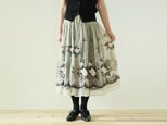 65＊刺繍入りギャザースカート