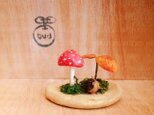280.bud 粘土のきのこ