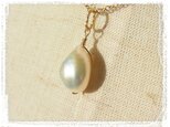 1点のみ　雫型パールペンダントトップ　14ｋｇｆ