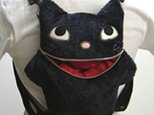 ★☆里親募集中★可愛い黒猫のショルダーバッグ★リュック☆★の画像