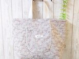 Ｈ様オーダー品  ☆　花刺繍生地トート　☆の画像