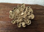 革花のヘアゴム Lｻｲｽﾞ  ベージュ