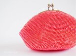 ビーズ編みがま口【RED】