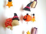 ※カモ様ご注文品     Halloween☾*モビール(大きめ)の画像