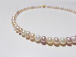 マルチカラーパール  ネックレス