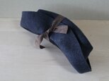folding hat [wool] mix greyの画像