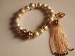 Tassel Bracelet【pink】の画像