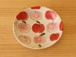 L様ご検討分粉引きりんごのオーバル皿。の画像