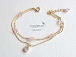 cygnus/ローズクォーツ10月誕生石の画像