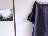 リネンパフ袖ブラウス