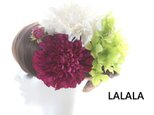 lalala 髪飾り　成人式　ウェディング　kmk-012の画像