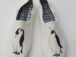 〔メンズ〕ペンギンスリッポン、ホワイト、シューズ、靴、オリジナル
