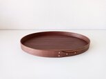 Shaker Oval Tray #8 - ブラックウォルナットの画像