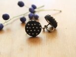 【再入荷】Boutons recouverts en lin(Noir2)の画像