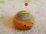 羊毛ピンクッション（針山）はりねずみくん　hutabaの画像