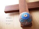 ohana broche tweed blueの画像