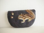 亜っちま様　オーダー品　リスのポーチの画像