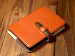 salmon様オーダー　イタリアンレザー　ミニサイズシステム手帳