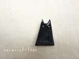 真っ黒猫のブローチの画像
