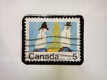 カナダ　1970年切手ブローチ155の画像