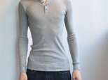 ens-T0005 A (size3) henley neck l/s tee