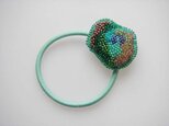 ビーズ刺繍ヘアゴム1