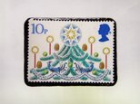 イギリス クリスマス切手ブローチ228の画像