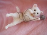 ふわふわやんちゃなにゃんこ☆羊毛フェルト☆猫の画像