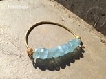 Tさま専用・天然アクアマリン（非加熱）ブレス