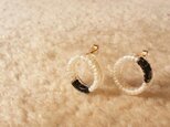 送料無料【再販】bicolor ring pierce/14kgfの画像