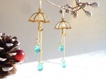 再販)☂UMBRELLA Earrings*Blue Drop*の画像