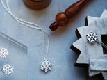 雪の結晶 ネックレス シルバー925