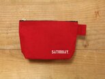 POUCH / "SATURDAY." / REDの画像