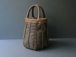 basket bag -tall (gray )の画像