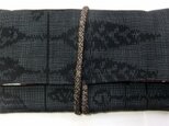 着物リメイク　織の着物で作った和風財布　７６０の画像
