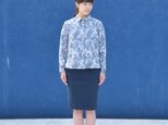 camouflage jacquard bansyuori ladies shirt　迷彩ジャガードシャツの画像