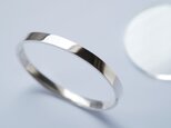 幅6mm ボールド バングル シルバー925
