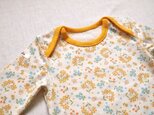 黄色の小花柄のベビーTシャツ＆スパッツ (70cm)