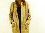 ojisan coat / brownの画像