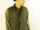 ojisan vest/ black menの画像