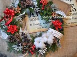クリスマス森wreathの画像