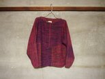 手織り/wool sweater ▽tutujiト瑠璃 (+orimi)の画像
