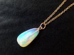 K14GF precious opal #2 necklaceの画像