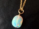 K14GF precious opal #4 necklaceの画像