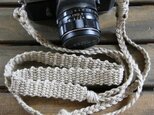 ＜k様用＞麻紐ヘンプカメラストラップ90cm（2重リング）