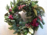 Xmas wreath-pink