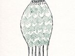 ポストカードセット-森のような鳥の画像